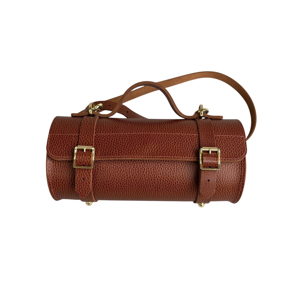 Cambridge Satchel Bowl Bag Brown Leather Crossbody Handbag England